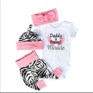 4pc Baby Girl Outfit